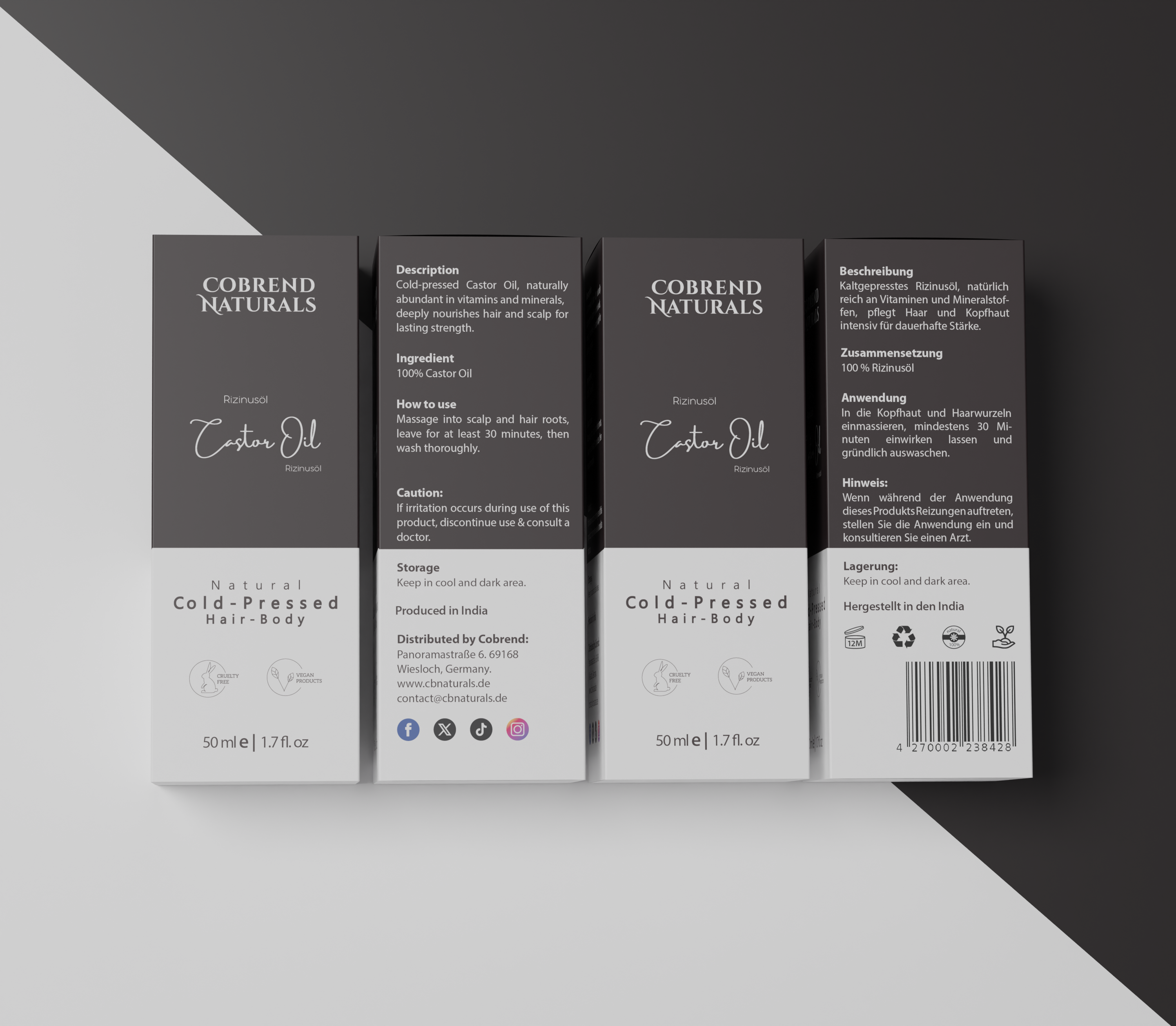 Premium Rizinusöl 50 ml