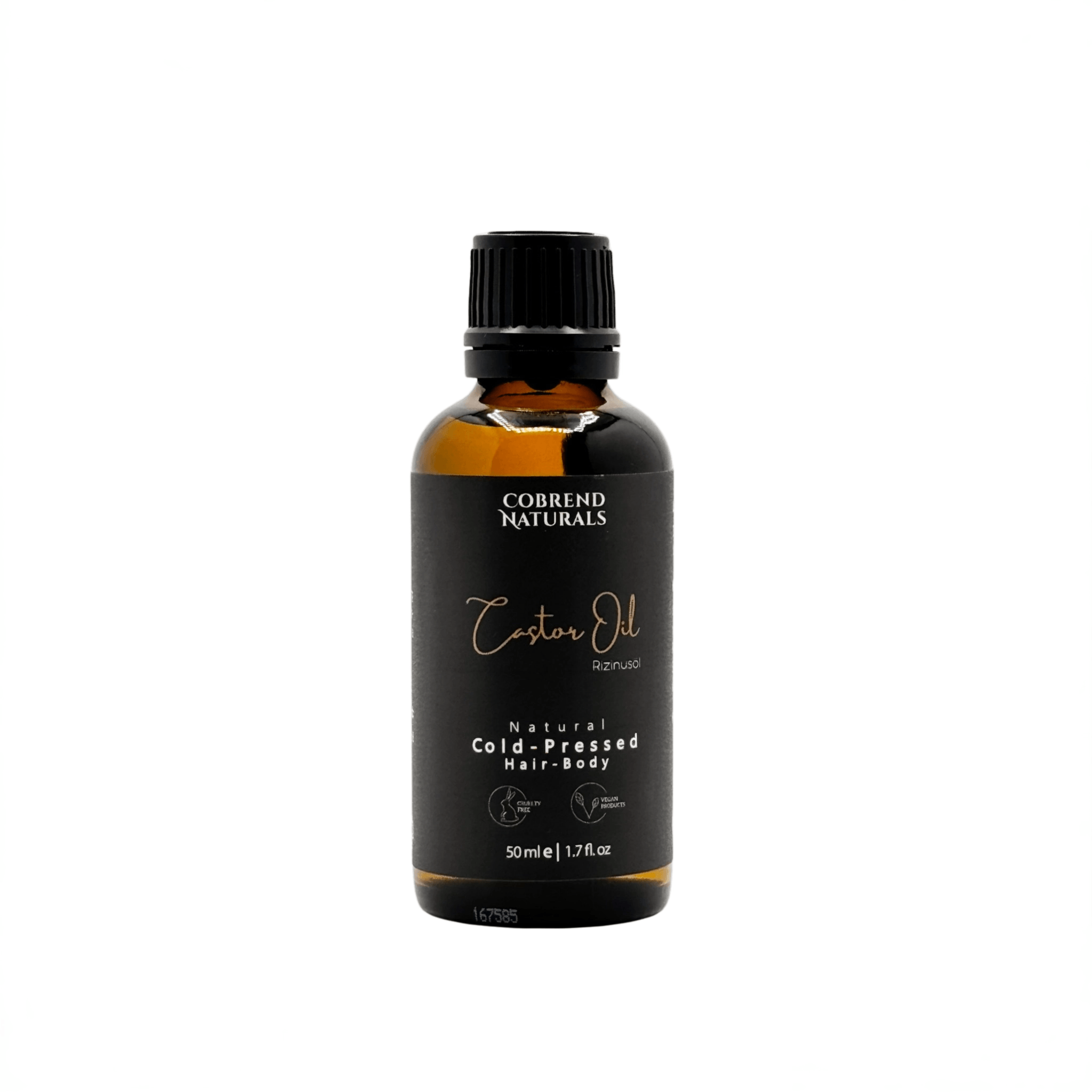 Premium Rizinusöl 50 ml kaltgepresst von Cobrend Naturals