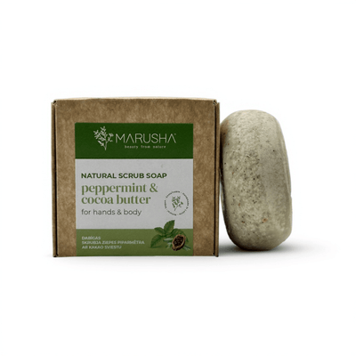 Pfefferminz Mineral-Peelingseife 85g